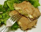 Galette de sarrasin à la raclette et fondue d'endives