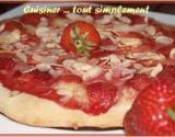 Pizza Fraises - Amandes