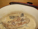 Filet mignon de veau aux morilles