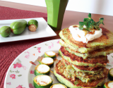 Pancakes de courgettes et brousse