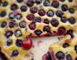 Clafoutis aux cerises aigres