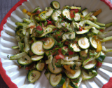 Salade de courgettes savoureuse