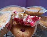 Petits muffins aux groseilles rouges