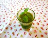 Gaspacho courgettes menthe