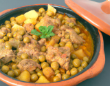 Tajine d'agneau aux petits pois facile