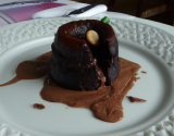 Fondant au chocolat à la crème de marrons