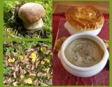 Soupe de champignons d'automne surprise