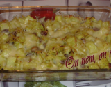 Gratin de chou blanc au curry et aux raisins