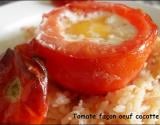 Tomate farcie à l'œuf, façon cocotte