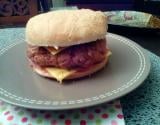 Hamburger à l'onglet et au foie