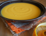 Velouté de carottes à l'orange rapide