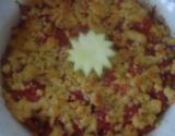 Crumble de poulet aux tomates et aux courgettes