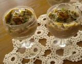 Verrine à la crème de champignons