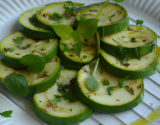 Courgettes à la menthe