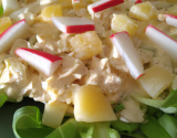 Salade de la mer : céleri, emmental, Coraya