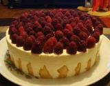 Bavarois à la vanille et aux framboises