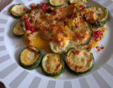 Gratin de courgettes pimenté