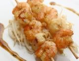 Brochettes de crevettes au Caprice des Dieux