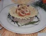 Coquilles saint-jacques grillées au lard et fondue d'échalotes roses du léon