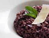 Risotto au vin rouge, à la sauge et à la Trevisana