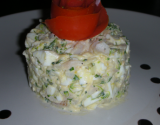 Timbale de poisson mimosa aux brocolis