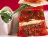 Terrine de Tomates de France aux copeaux de Parme et Parmesan