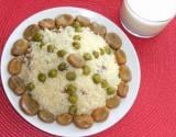 Couscous Messfouf aux Fèves et aux Petits Pois