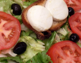 Salade chèvre chaud au miel