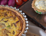 Quiche Lorraine riche en parmesan