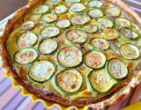 Tarte courgettes-brousse