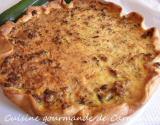 Clafoutis de courgettes au fromage fines herbes