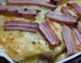 Gratin dauphinois au jambon cru