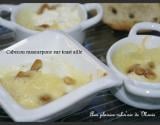 Mini-cocotte cabecou/mascarpone et son pain aille