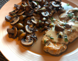 Escalopes de dinde aux champignons gourmandes