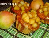 Petits gâteaux aux poires et caramel au beurre salé