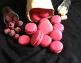 Macarons framboises chocolat blanc