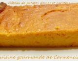 Gâteau de patates douces et carottes