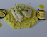 Cabillaud à la mousse de courgettes - purée bébé