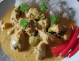 Curry de poulet, inspiration Thaï