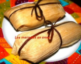 Tamales aux poires et chocolat