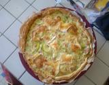 Tarte courgettes et Chaource