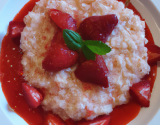 Risotto aux fraises rapide