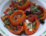 Salade de poivrons grillés à la tomate façon Chachouka