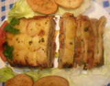 Terrine de pommes de terre et confit d'Aubergine