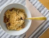 Crumble aux pommes comme en Grande-Bretagne