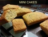 Mini Cake citron Pavot