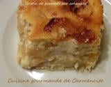 Gratin de pommes aux amandes