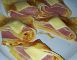 Feuilletés au jambon et comté