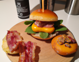 Burger Laguiole AOP et bacon