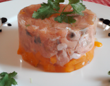 Terrine de Champerloises au tartare de saumon